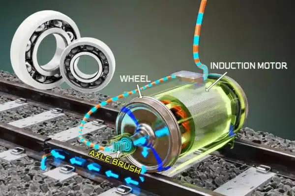 Electrical insulation ball bearings used in the traction motors of high-speed trains