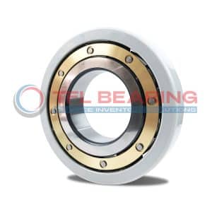 The image shows an electrically insulated deep groove ball bearing 6310M/C3VL0241