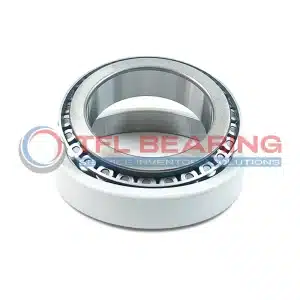 Tapered roller bearing with electrical insulation coating on the outer ring for current protection