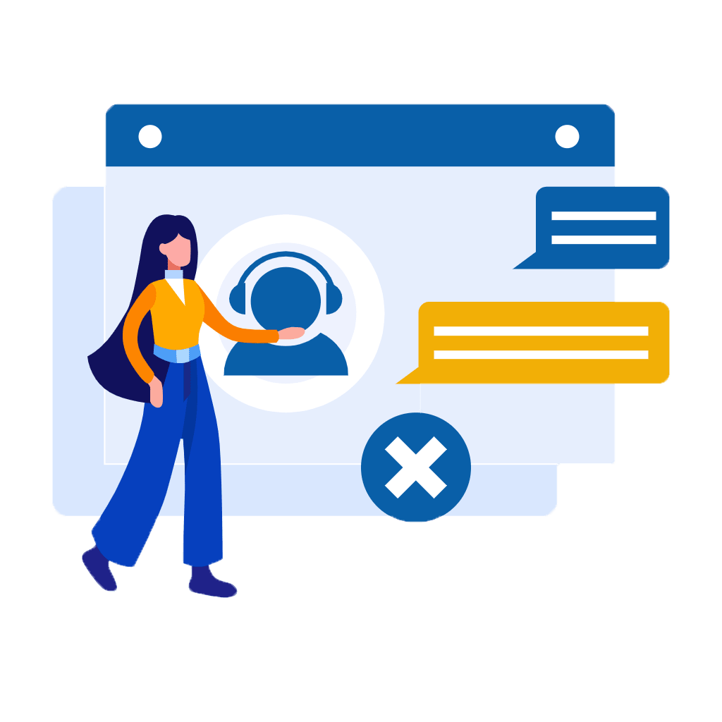 a icon of customer support