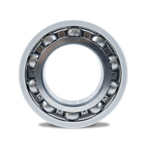 the image shows an electrically insulated ball bearing