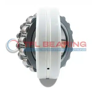 The side of an upright insulated spherical roller bearing, electrically insulated spherical roller bearing, electrically insulated bearing