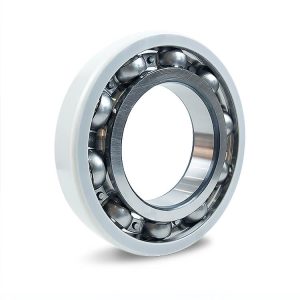 the picture shows an insulated ball bearing with sheet mental