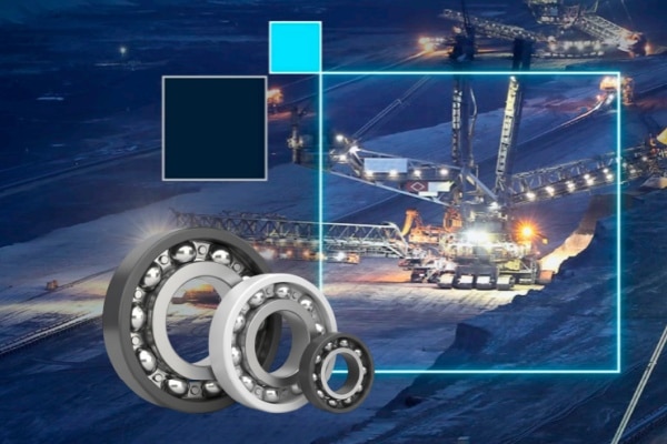 insulated bearing used in high-power motors in mining