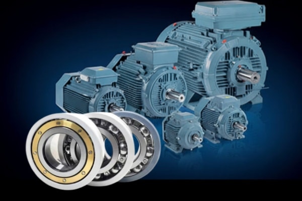 The insulated ball bearings used in the motor