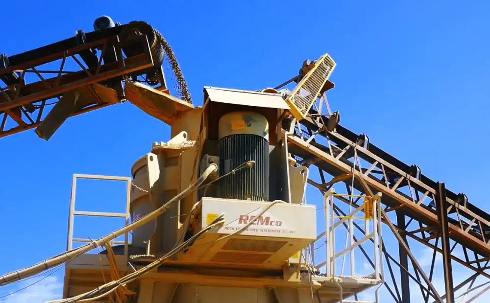 the image shows the motor of crusher