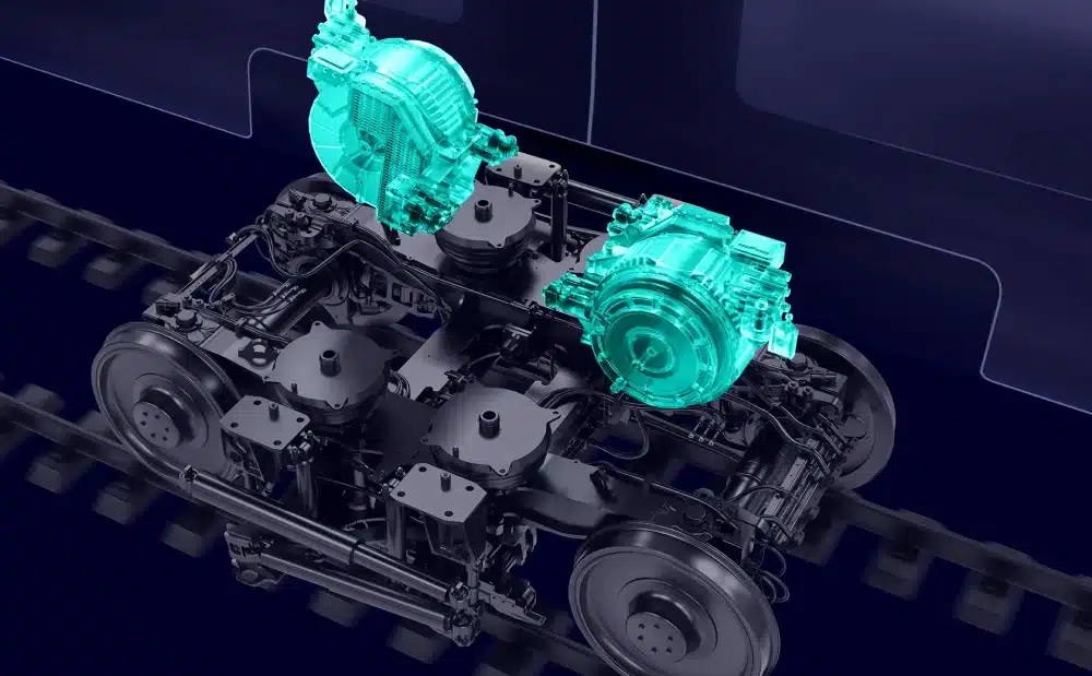diagram of traction motors on the railway