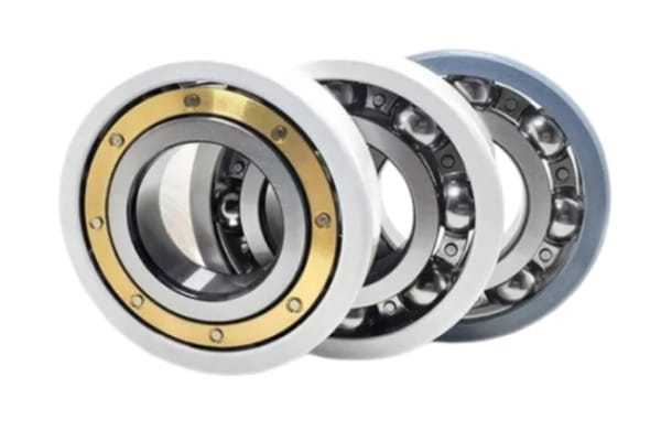 electrically insulated bearings featuring a specialized ceramic coating on the outer ring to prevent stray currents in VFD motors.