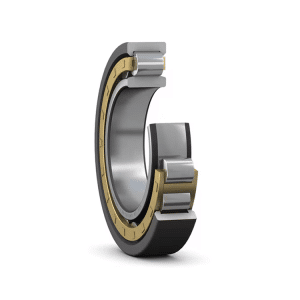 The image shows a skf 02 size series insulated cylindrical roller bearing