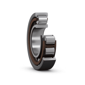 The image shows a skf 03 size series cylindrical roller bearing.