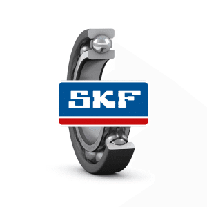The image shows a skf 6300 size series insulated deep groove ball bearing
