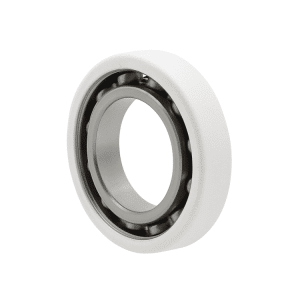 the image shows a 6200 size series ntn insulated ball bearing.