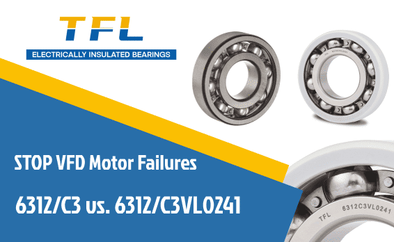 6312/C3 vs 6312/C3VL0241 insulated bearing comparison and TFL logo